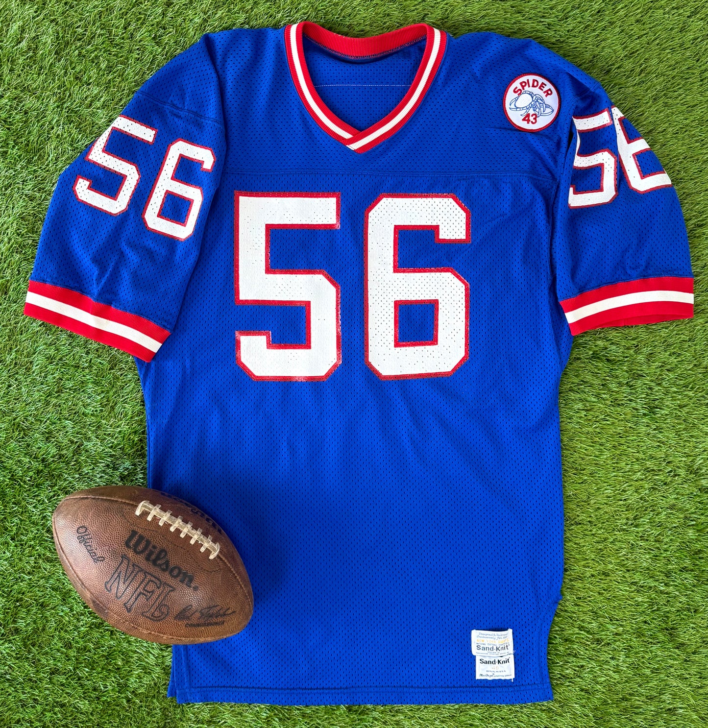 New York Giants Lawrence Taylor 1986 NFL Football Jersey (48/XL)