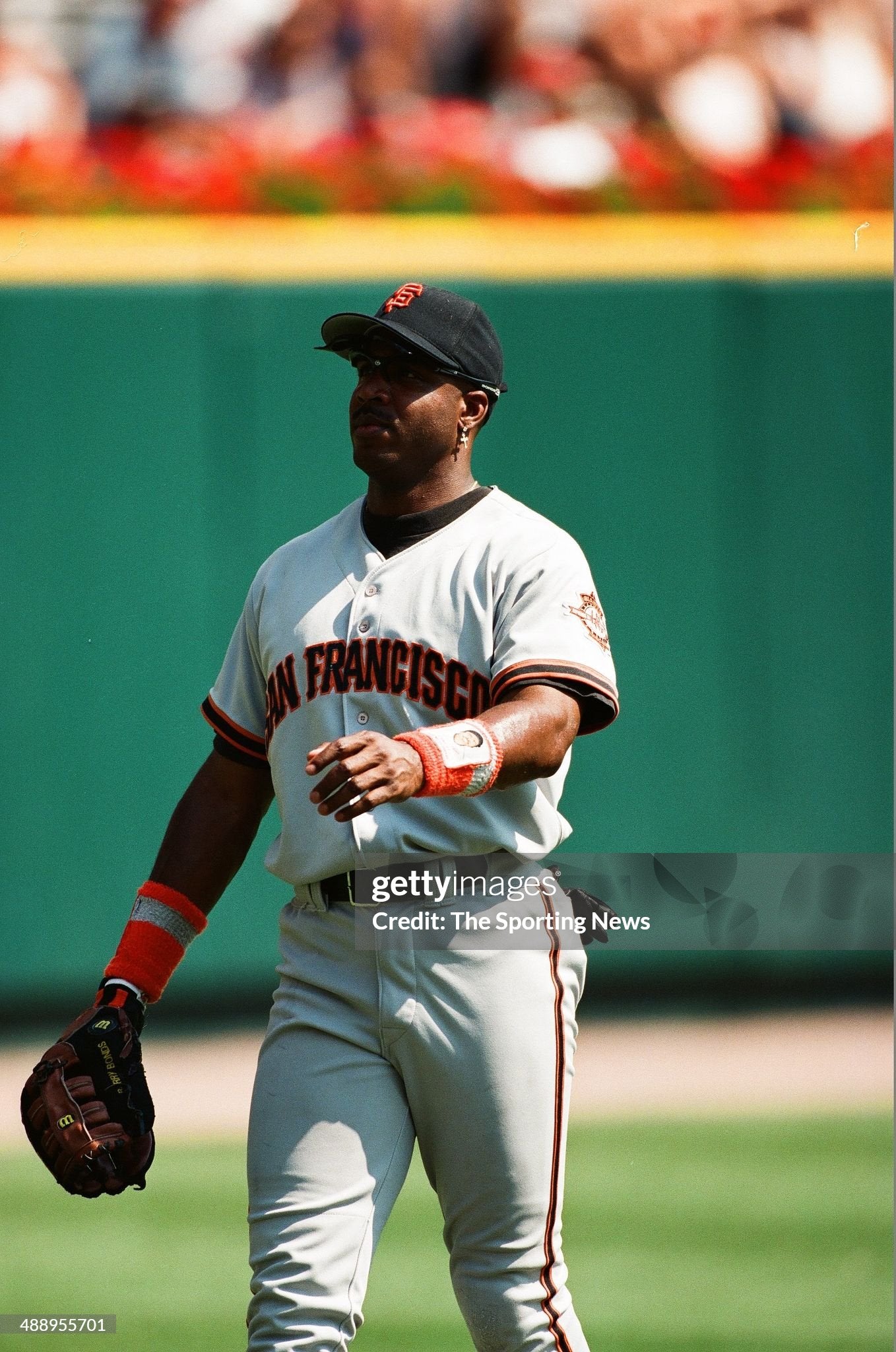 San Francisco Giants 1997 Barry Bonds Interleague MLB Baseball Jersey (42/Medium)