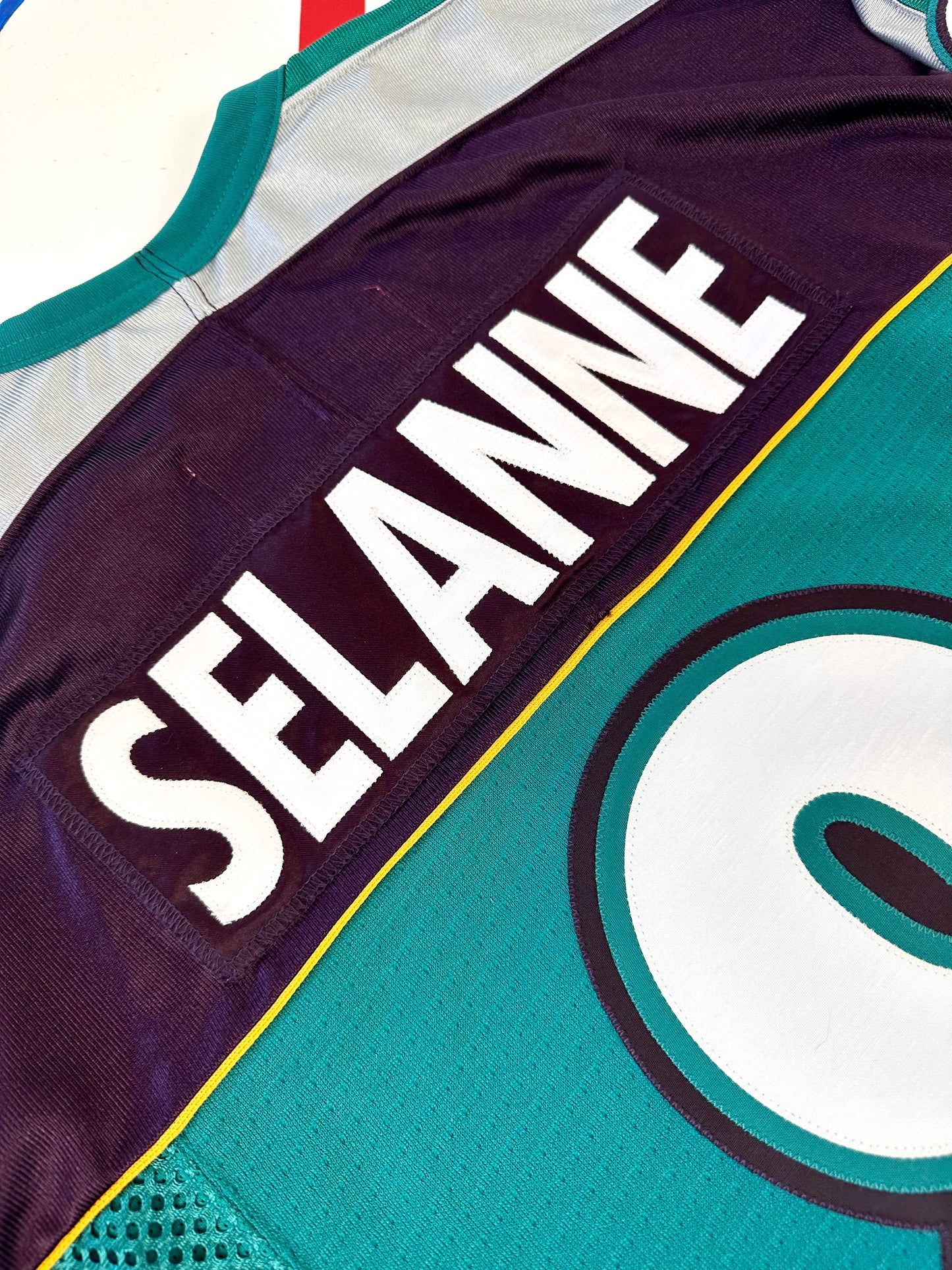 Mighty Ducks of Anaheim 1997-1999 Alternate Teemu Selanne NHL Hockey Jersey (48/Large)