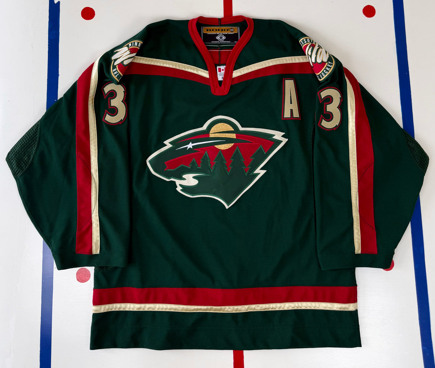 Minnesota Wild Scott Pellerin 2000-2001 NHL Hockey Jersey (52/XL)