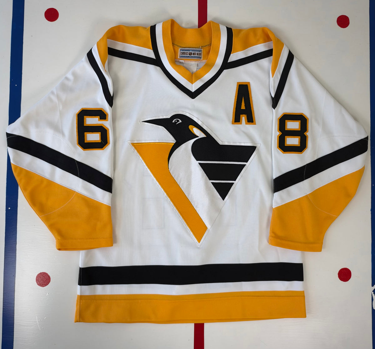 Pittsburgh Penguins Jaromir Jagr 1995-1996 NHL Hockey Jersey (44/Medium)