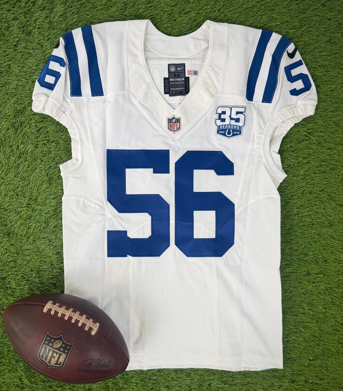 Indianapolis Colts Quenton Nelson 2018 NFL Football Jersey (44/Large)