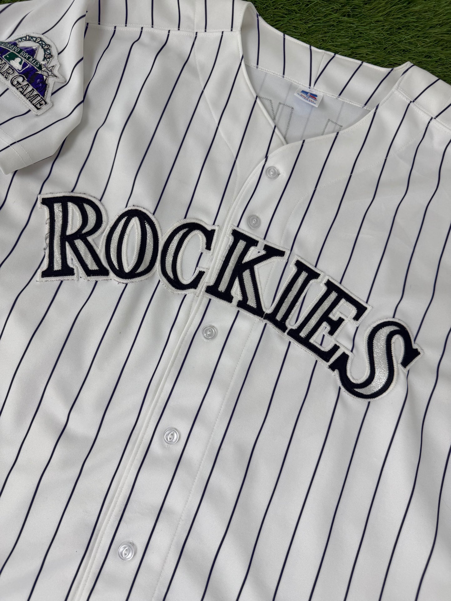 Colorado Rockies Larry Walker 1998 MLB Baseball Jersey (48/XL)
