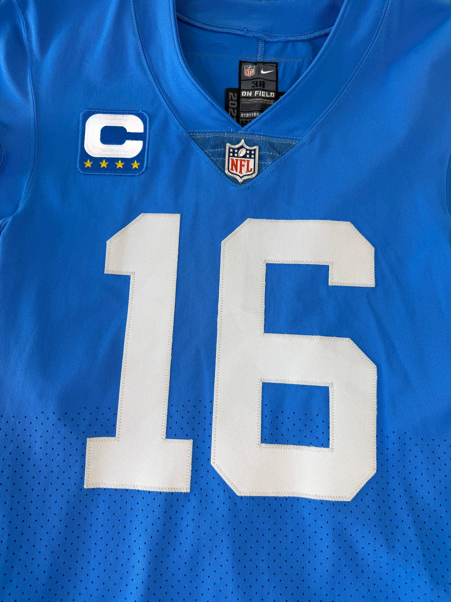 Detroit Lions Jared Goff 2021 NFL Football Jersey (38/Medium)