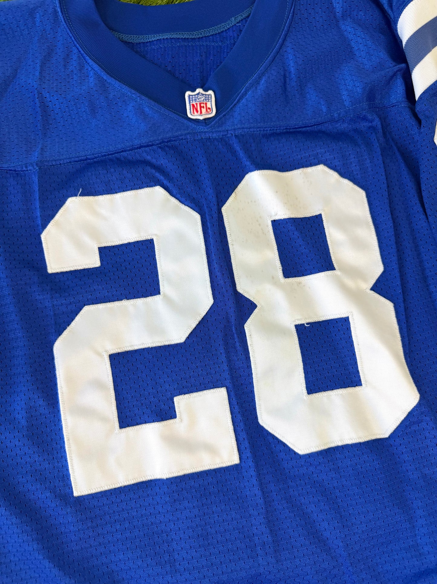 Indianapolis Colts Marshall Faulk 1995 NFL Football Jersey (46/Large)