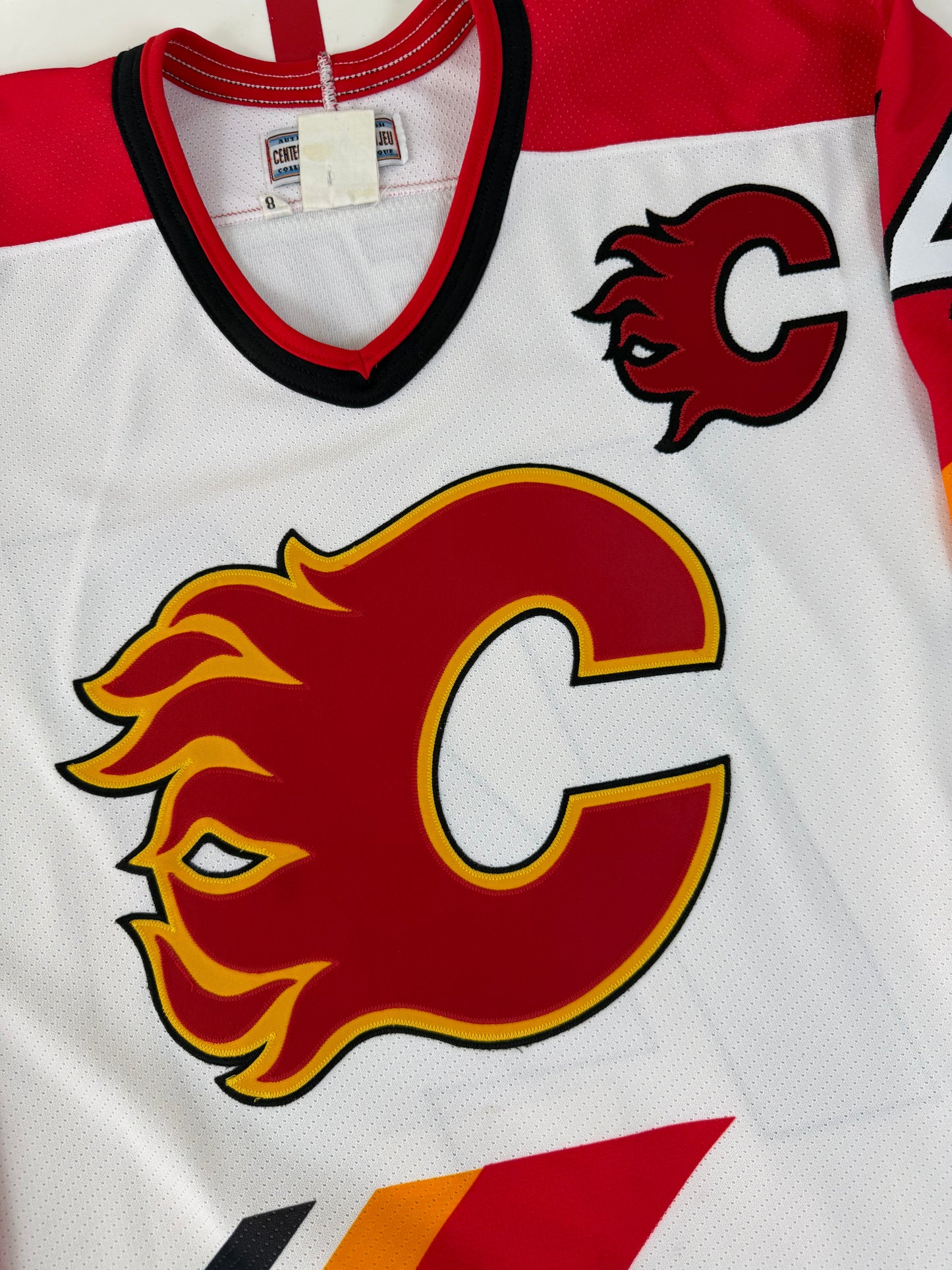 Calgary Flames Theo Fleury 1996-1997 NHL Hockey Jersey (48/Large)