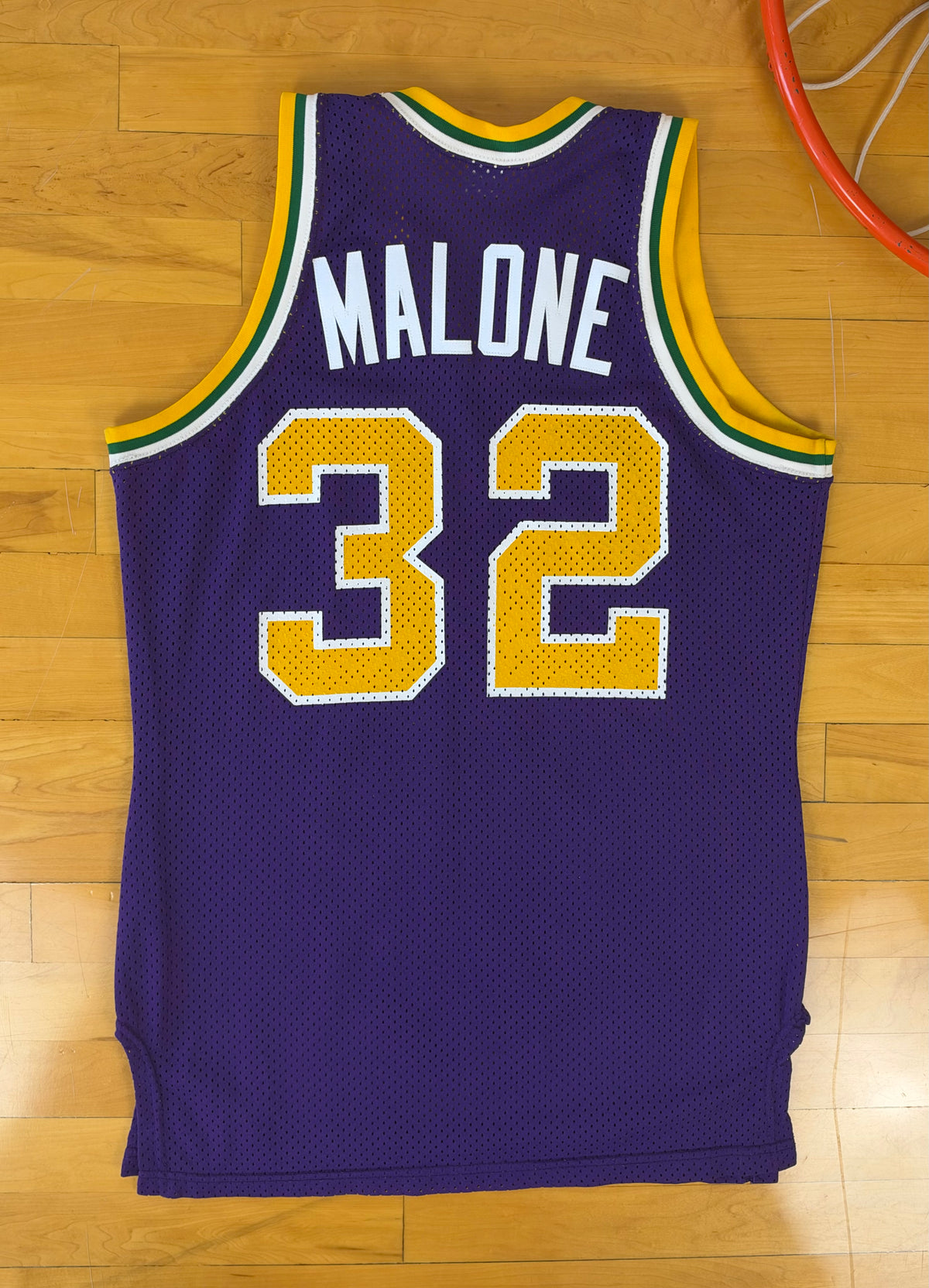 Utah Jazz Karl Malone 1985-1988 NBA Basketball Jersey (42/Large)