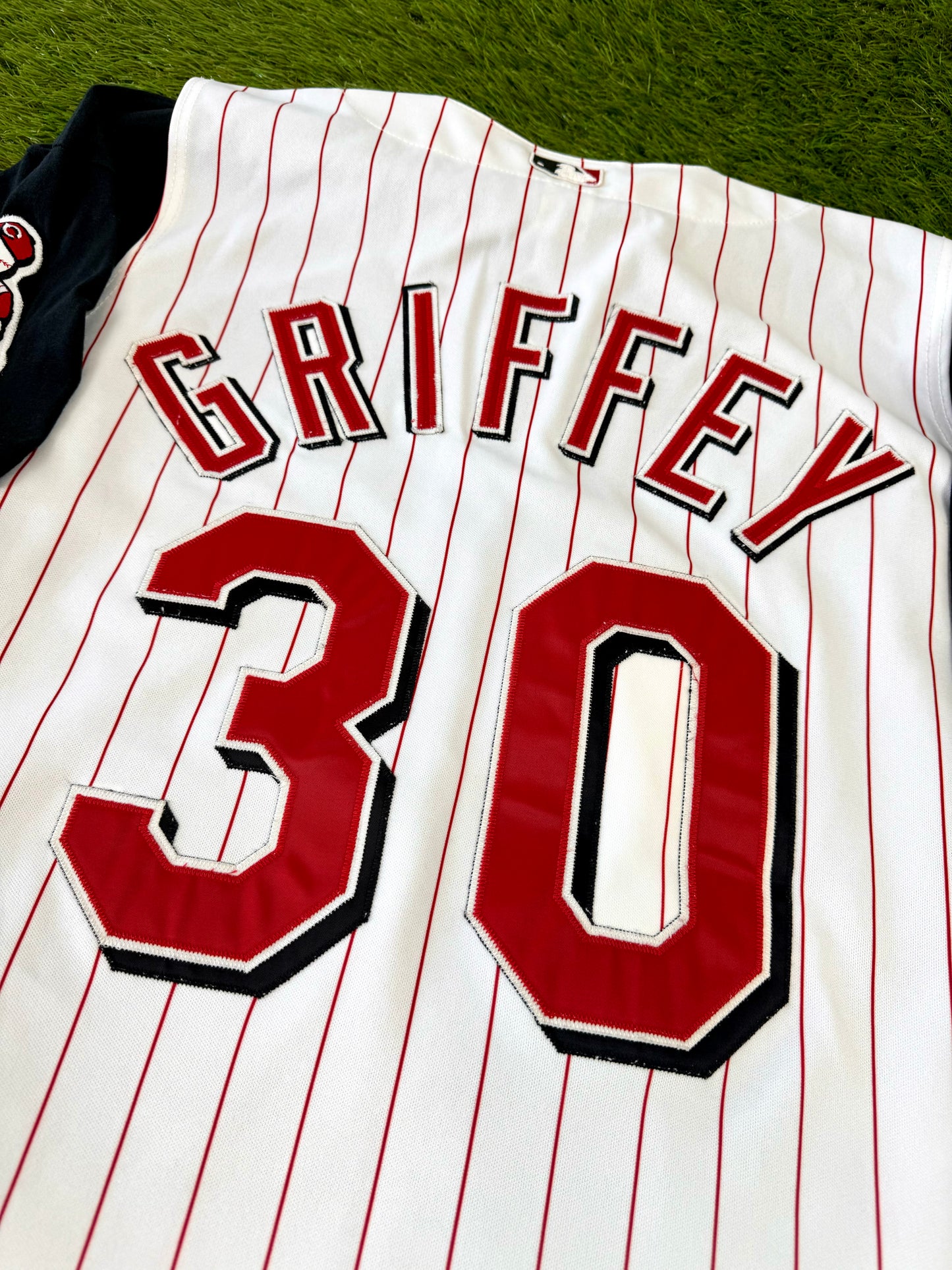 Cincinnati Reds Ken Griffey Jr. 2000-2004 Home Vest MLB Baseball Jersey (44/Large)