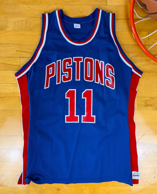 Detroit Pistons 1981-1985 Isiah Thomas NBA Basketball Jersey (42/Large)