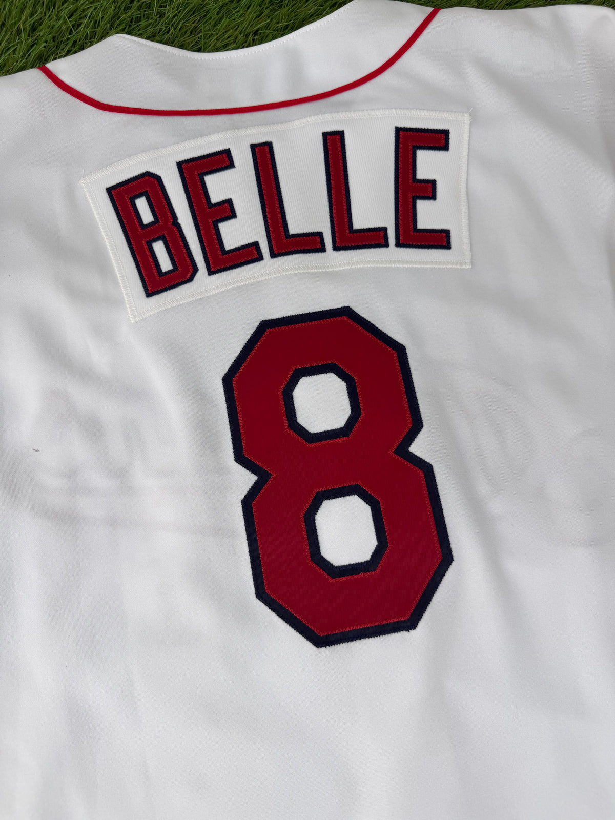 Cleveland Indians Albert Belle 1994 World Series MLB Baseball Jersey (54/XXL)