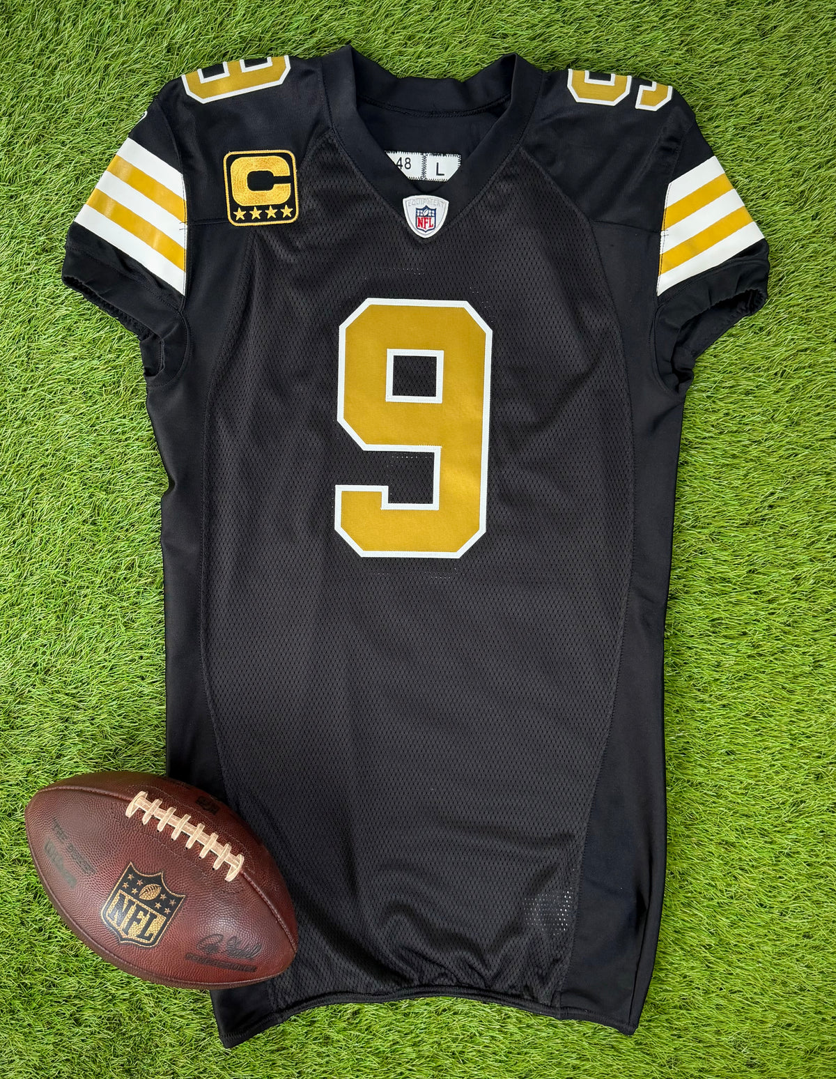 New Orleans Saints Drew Brees 2011 Throwback NFL Football Jersey (48/XL)