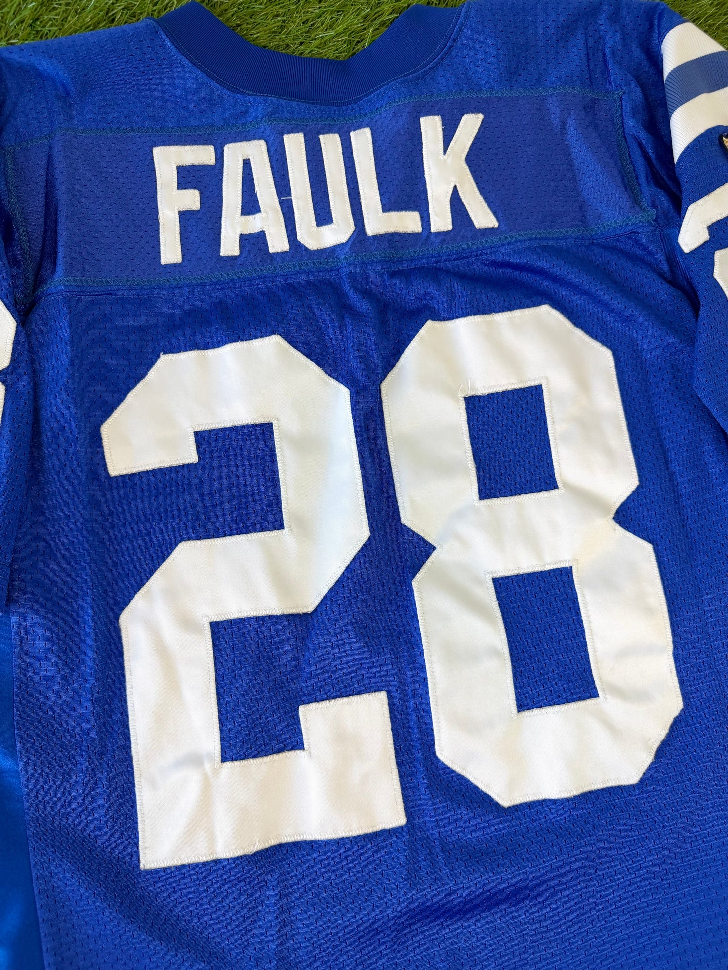Indianapolis Colts Marshall Faulk 1995 NFL Football Jersey (46/Large)