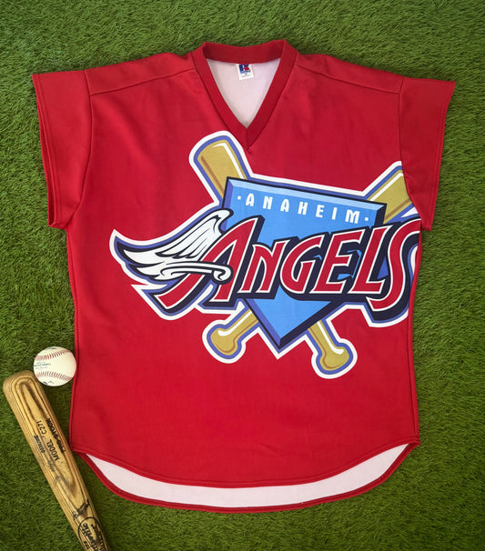 Anaheim Angels Mo Vaughn 1999 TATC MLB Baseball Jersey (52/XXL)