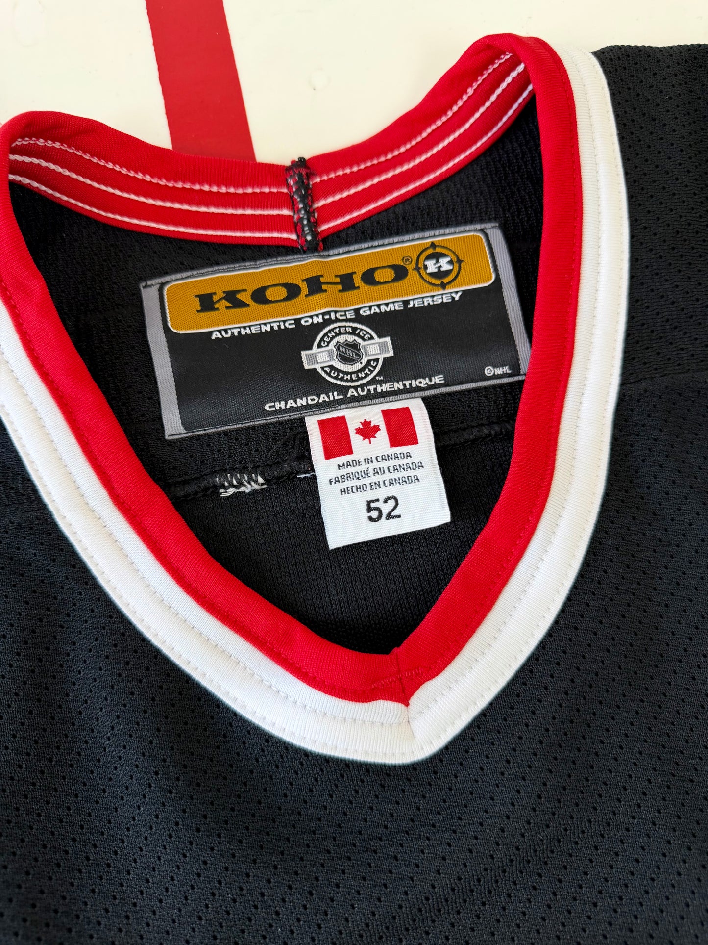 Chicago Blackhawks Boris Mironov 2000-2001 Autographed NHL Hockey Jersey (52/XL)