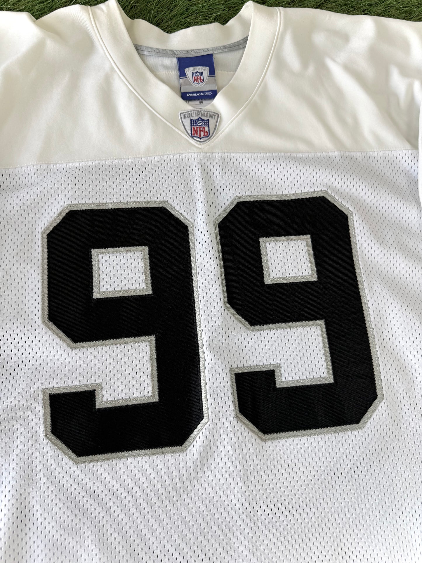 Oakland Raiders Warren Sapp 2004 NFL Football Jersey (50/XL)
