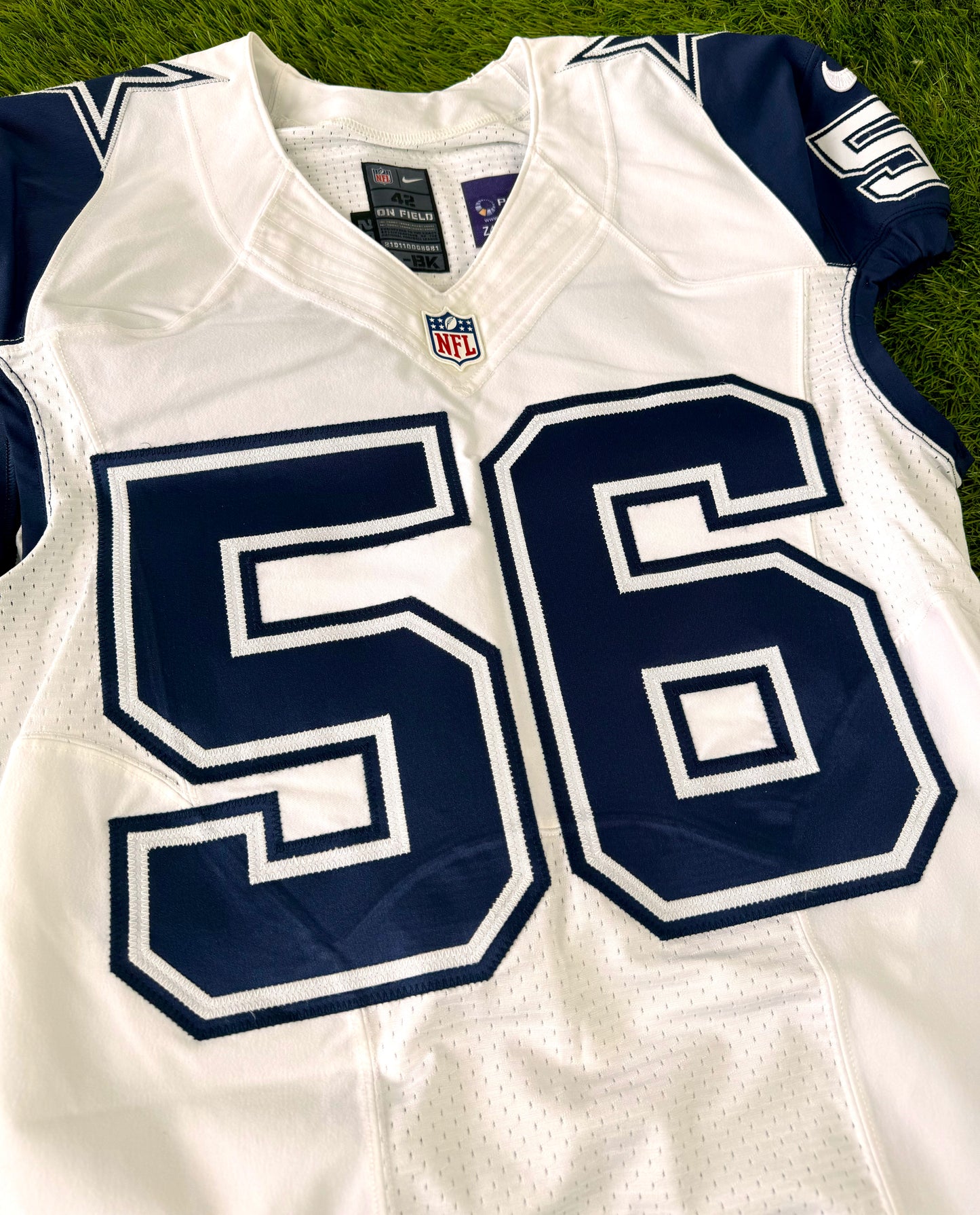Dallas Cowboys 2015 Keith Smith Game Issued Color Rush NFL Football Jersey and Pants (42/Large)