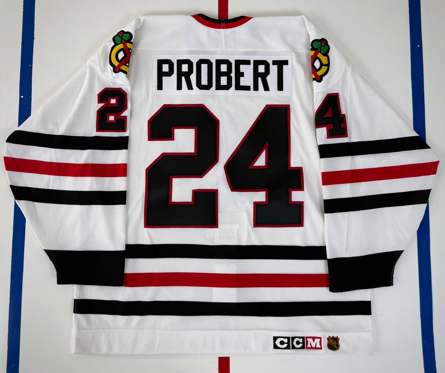 Chicago Blackhawks Bob Probert 1995-1996 NHL Hockey Jersey (52/XL)