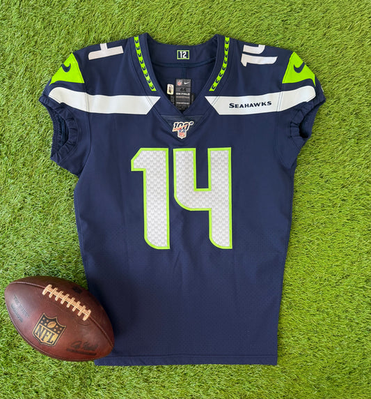 Seattle Seahawks D.K. Metcalf 2019 NFL Football Jersey (44/Large)