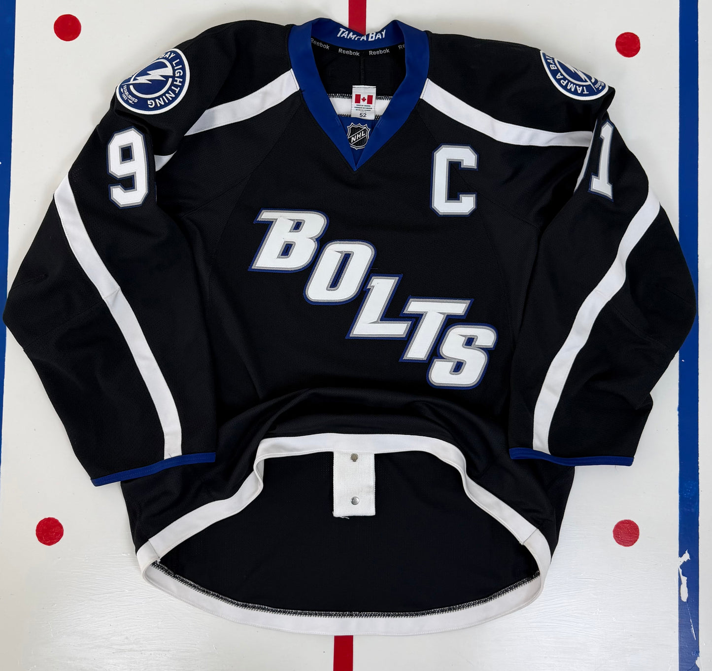 Tampa Bay Lightning Steven Stamkos 2014-2016 Alternate NHL Hockey Jersey (52/Large)