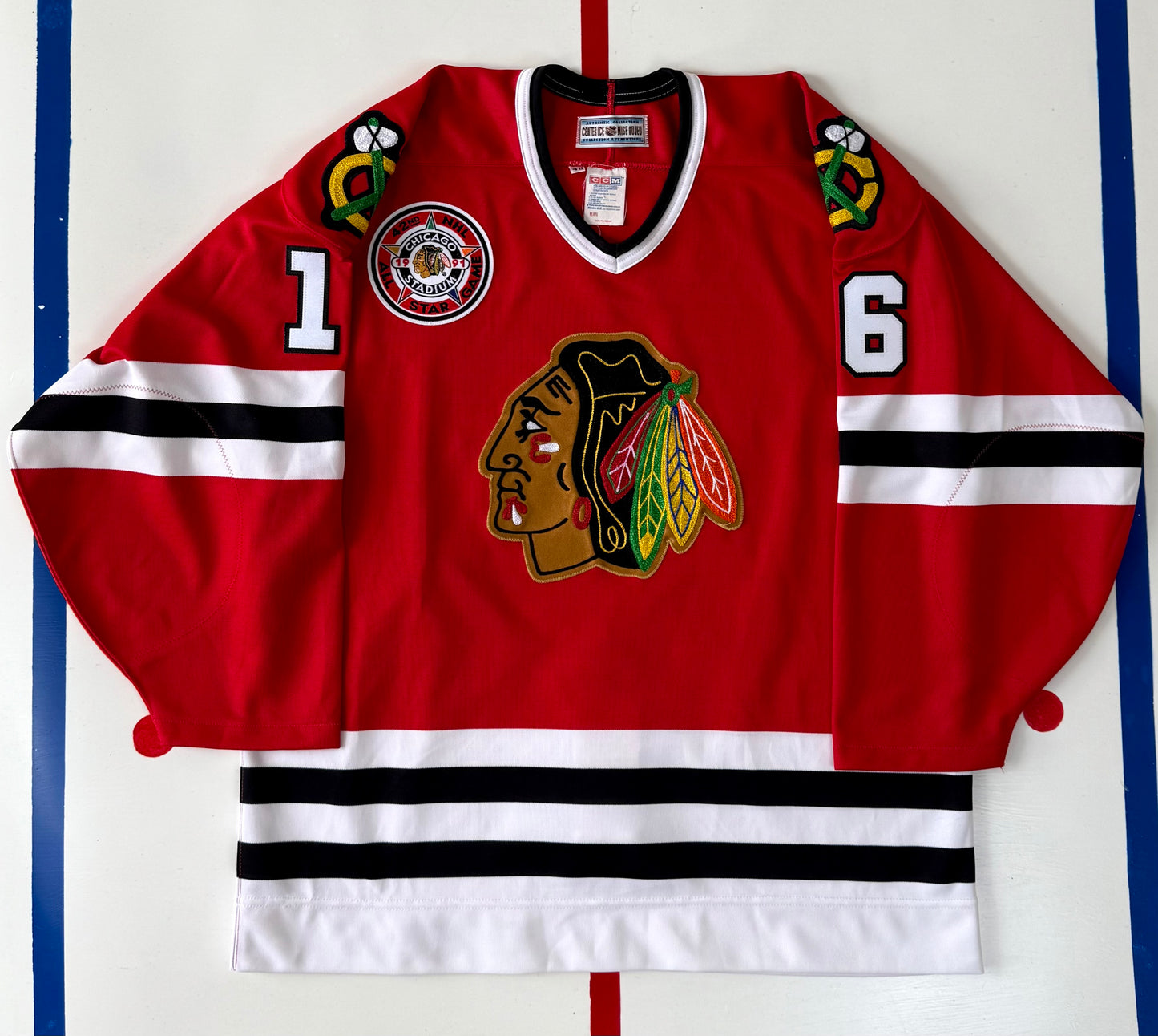 Chicago Blackhawks Michel Goulet 1990-1991 NHL Hockey Jersey (48/Large)