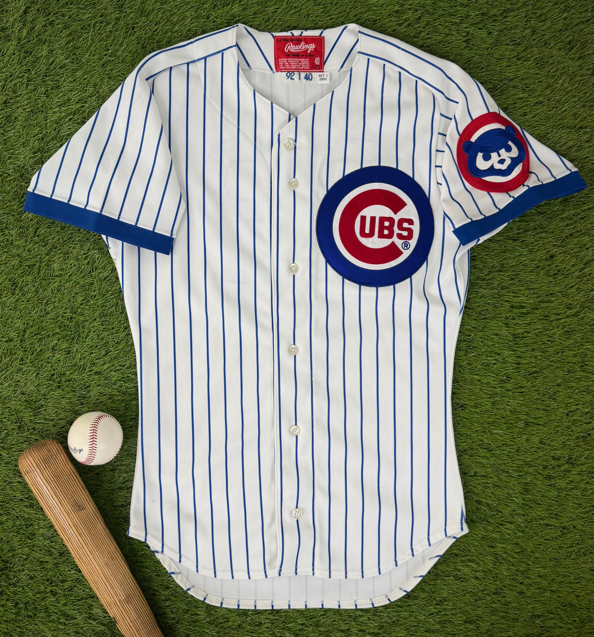Chicago Cubs Ryne Sandberg 1992 MLB Baseball Jersey (40/Medium)