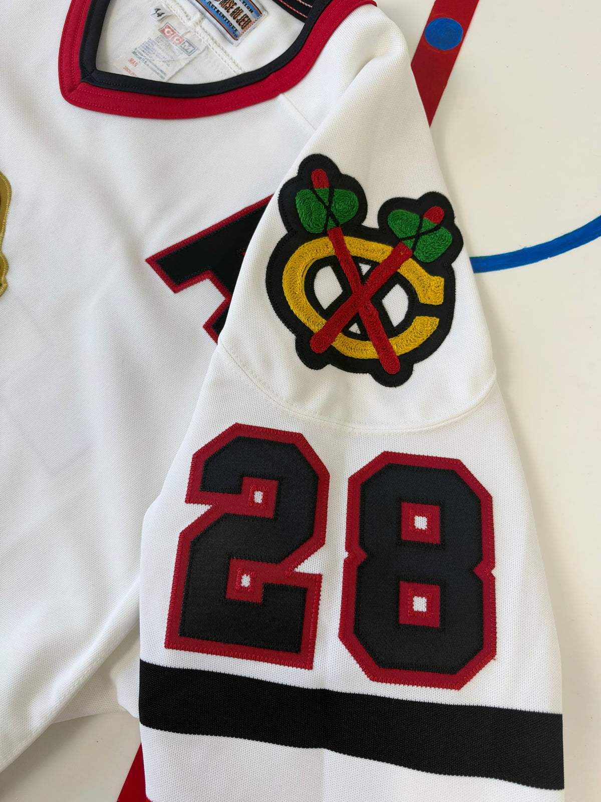 Chicago Blackhawks Steve Larmer 1991-1992 NHL Hockey Jersey (44/Medium)