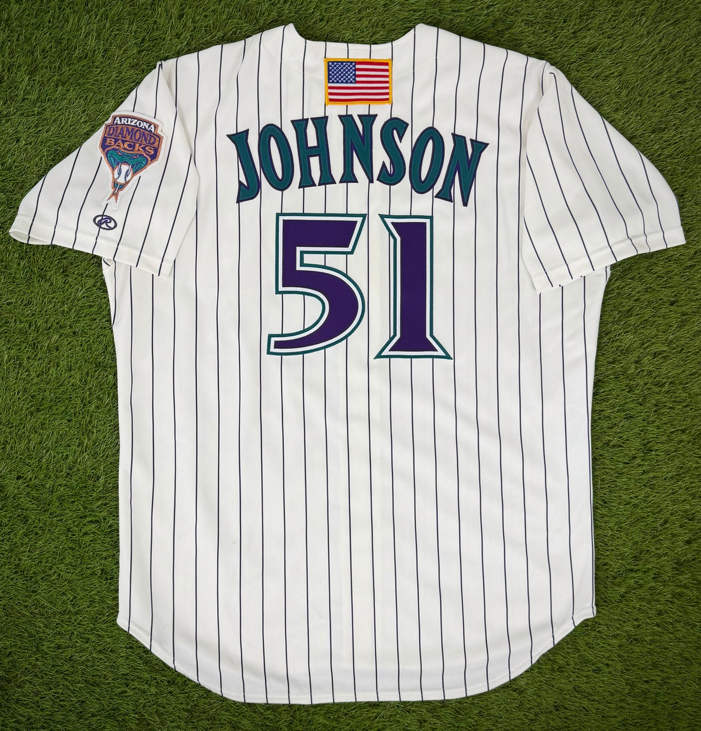 Arizona Diamondbacks Randy Johnson 2001 MLB Baseball Jersey (48/XL)