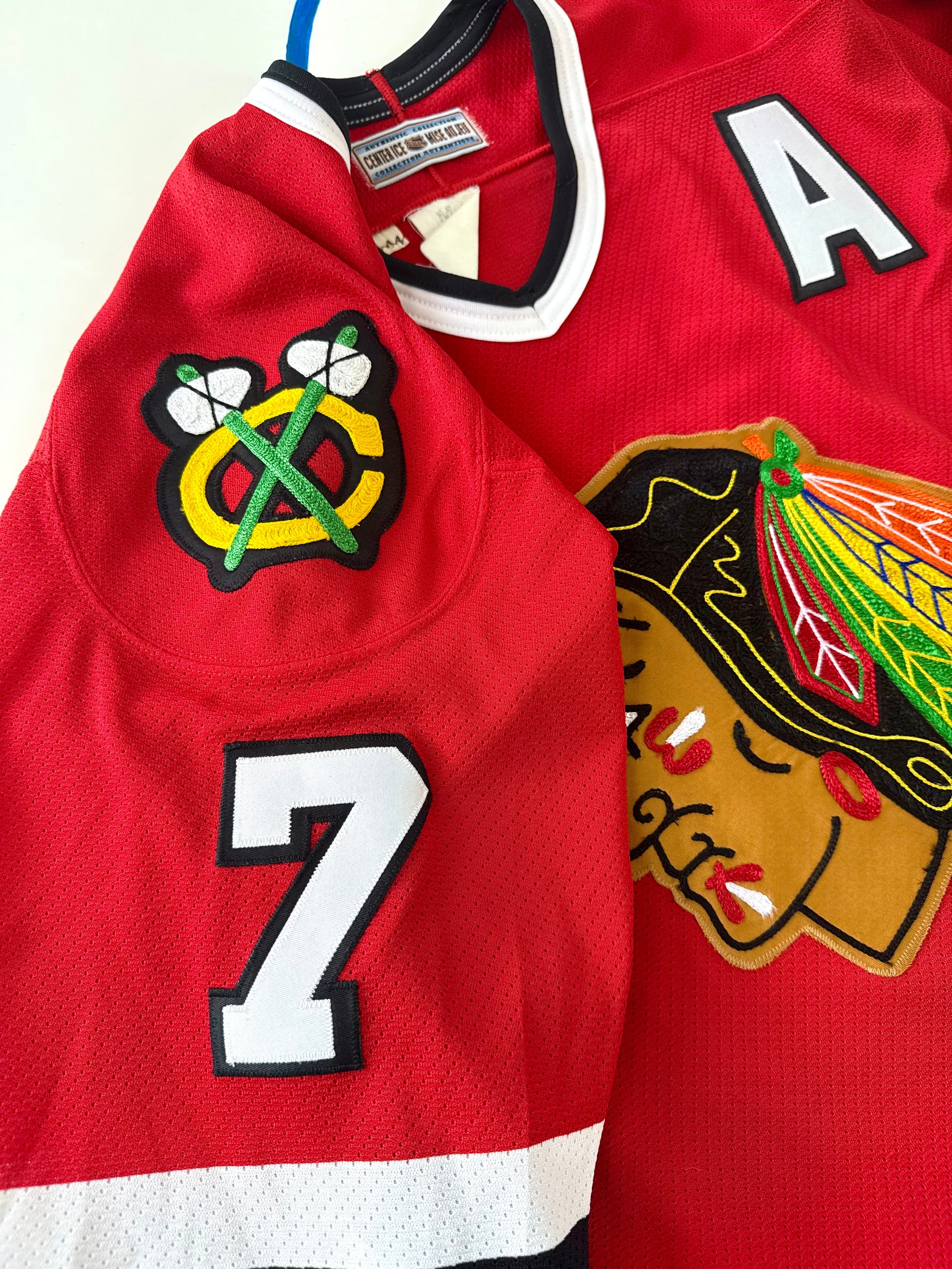 Chicago Blackhawks Chris Chelios 1993-1995 NHL Hockey Jersey (44