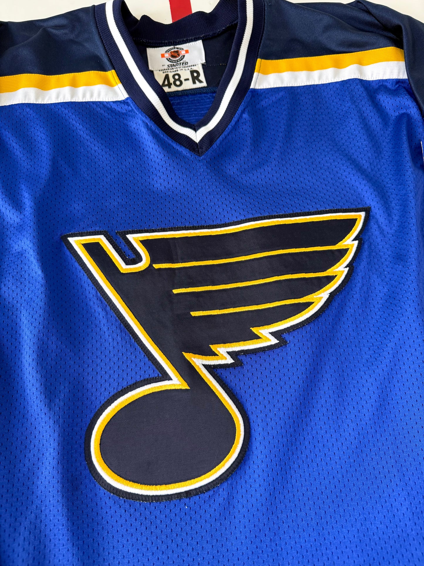 St. Louis Blues Grant Fuhr 1998-1999 NHL Hockey Jersey (48/Large)