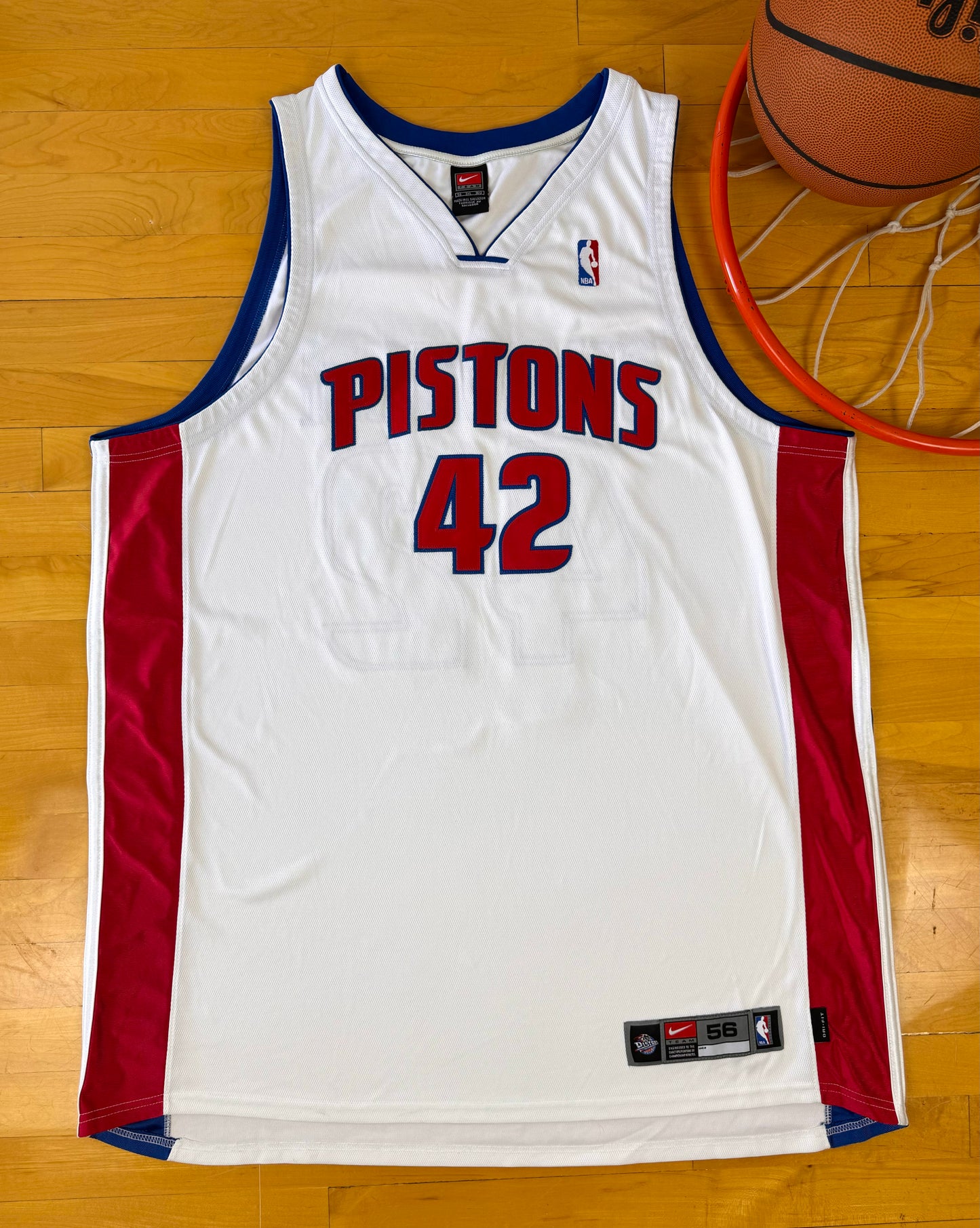 Detroit Pistons 2001-2002 Jerry Stackhouse NBA Basketball Jersey (56/XXXL)