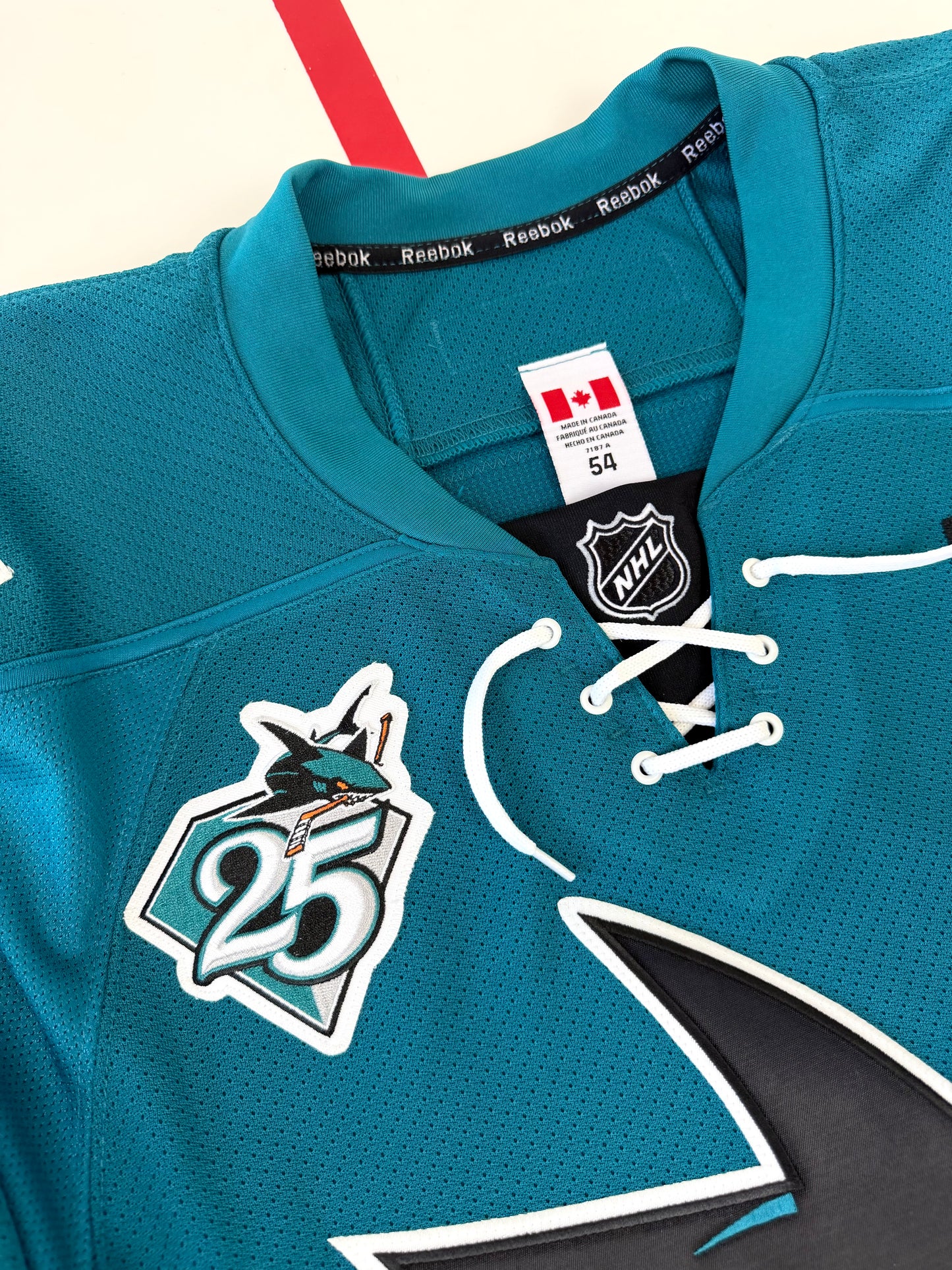 San Jose Sharks Joe Thornton 2015-2016 NHL Hockey Jersey (54/XL)