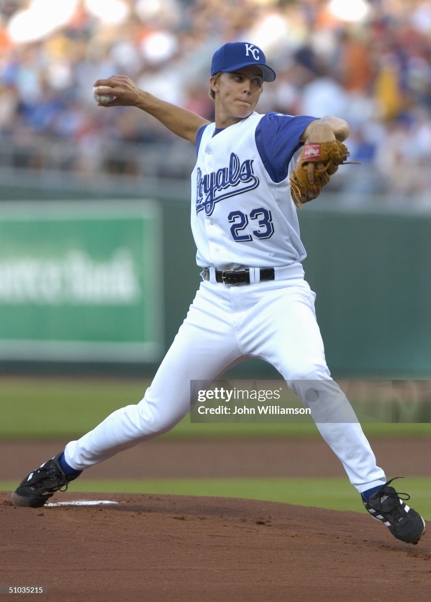 Kansas City Royals Zack Greinke 2004 Home Alternate Vest MLB Baseball Jersey (56/XXXL)
