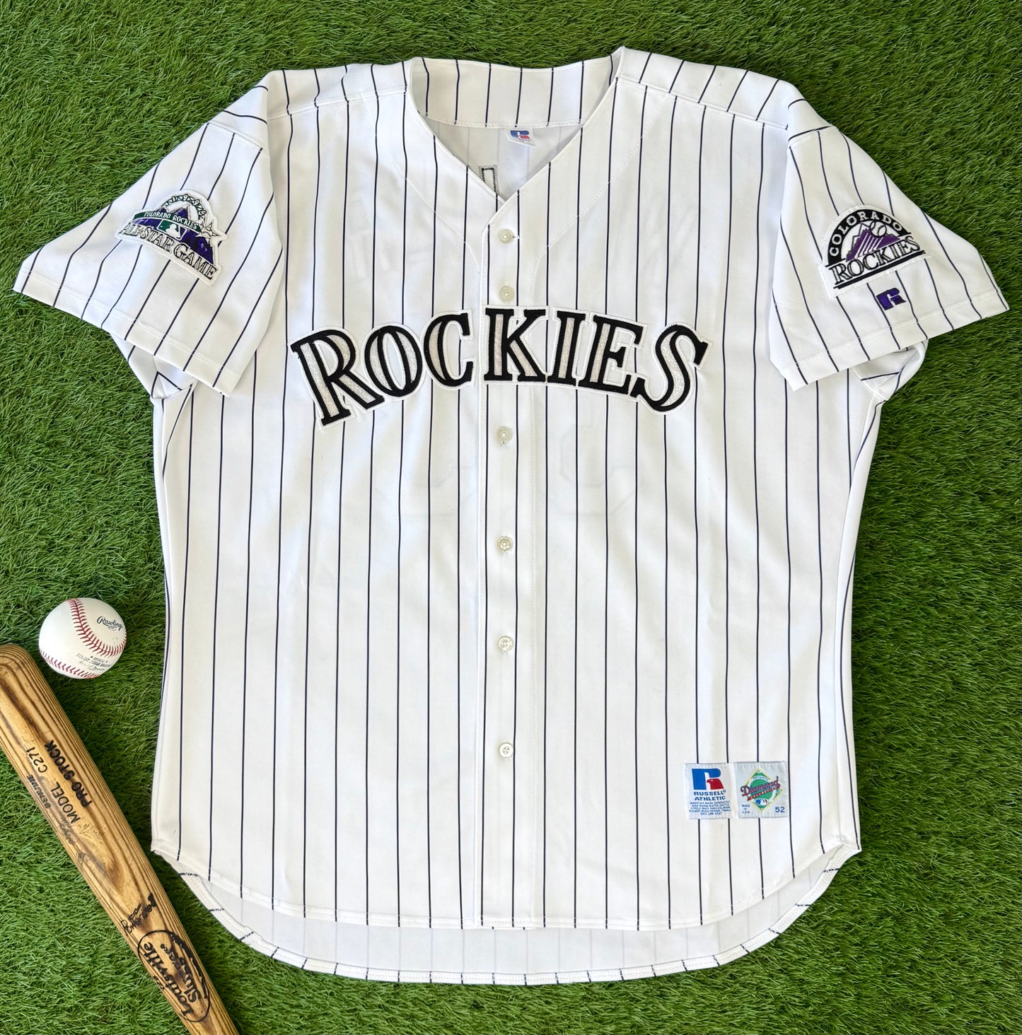 Colorado Rockies Larry Walker 1998 MLB Baseball Jersey (52/XXL)