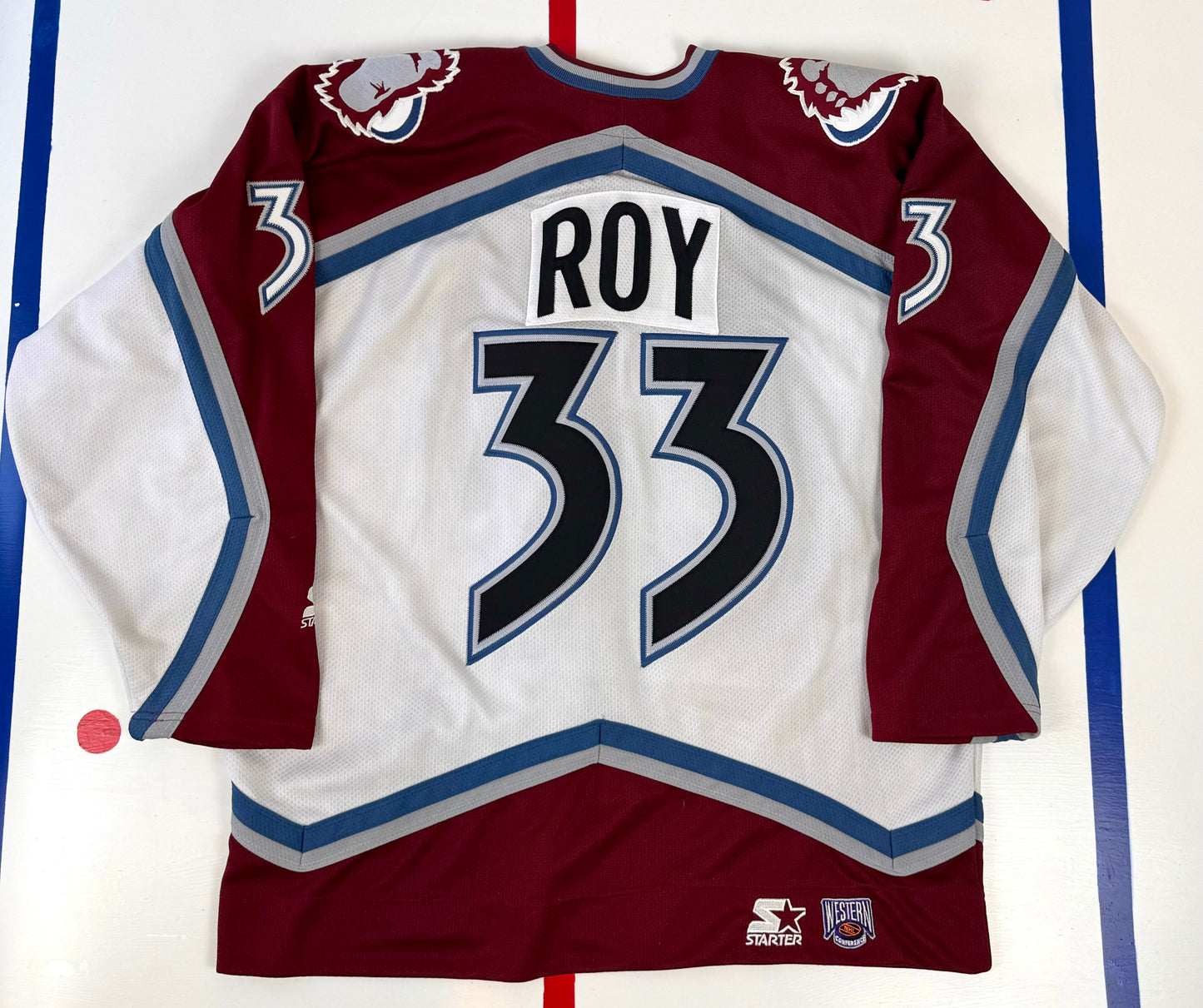 Colorado Avalanche 1996-1999 Patrick Roy NHL Hockey Jersey (XL)