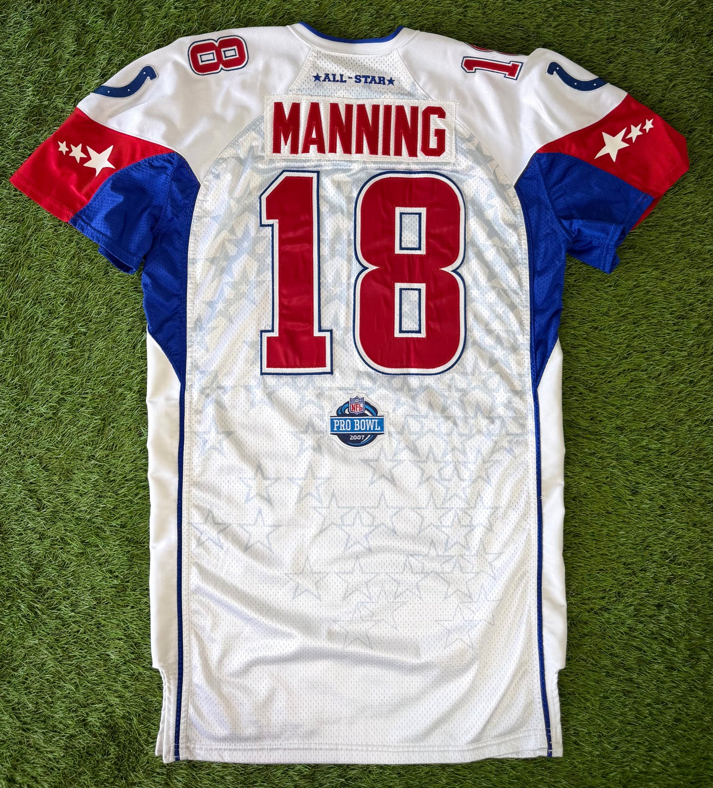 Indianapolis Colts Peyton Manning 2007 Team Issued AFC Pro Bowl NFL Football Jersey (52/XL)