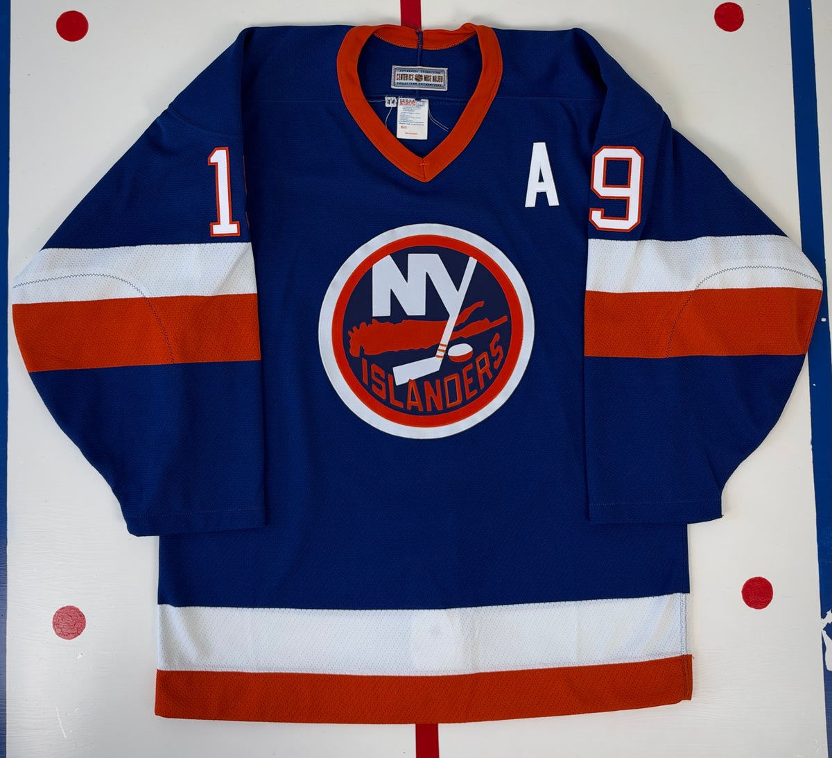 New York Islanders Bryan Trottier 1990 NHL Hockey Jersey (44/Medium)