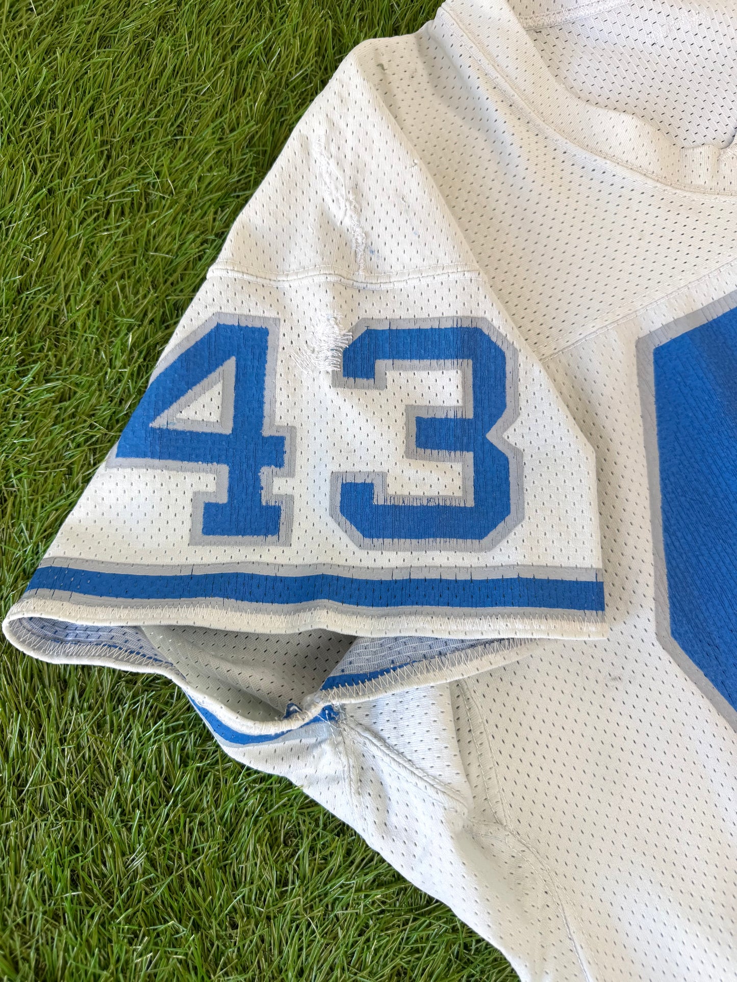 Detroit Lions Jerry Holmes Game Worn Jersey 1988-1989 NFL Football Jersey (40/Medium)