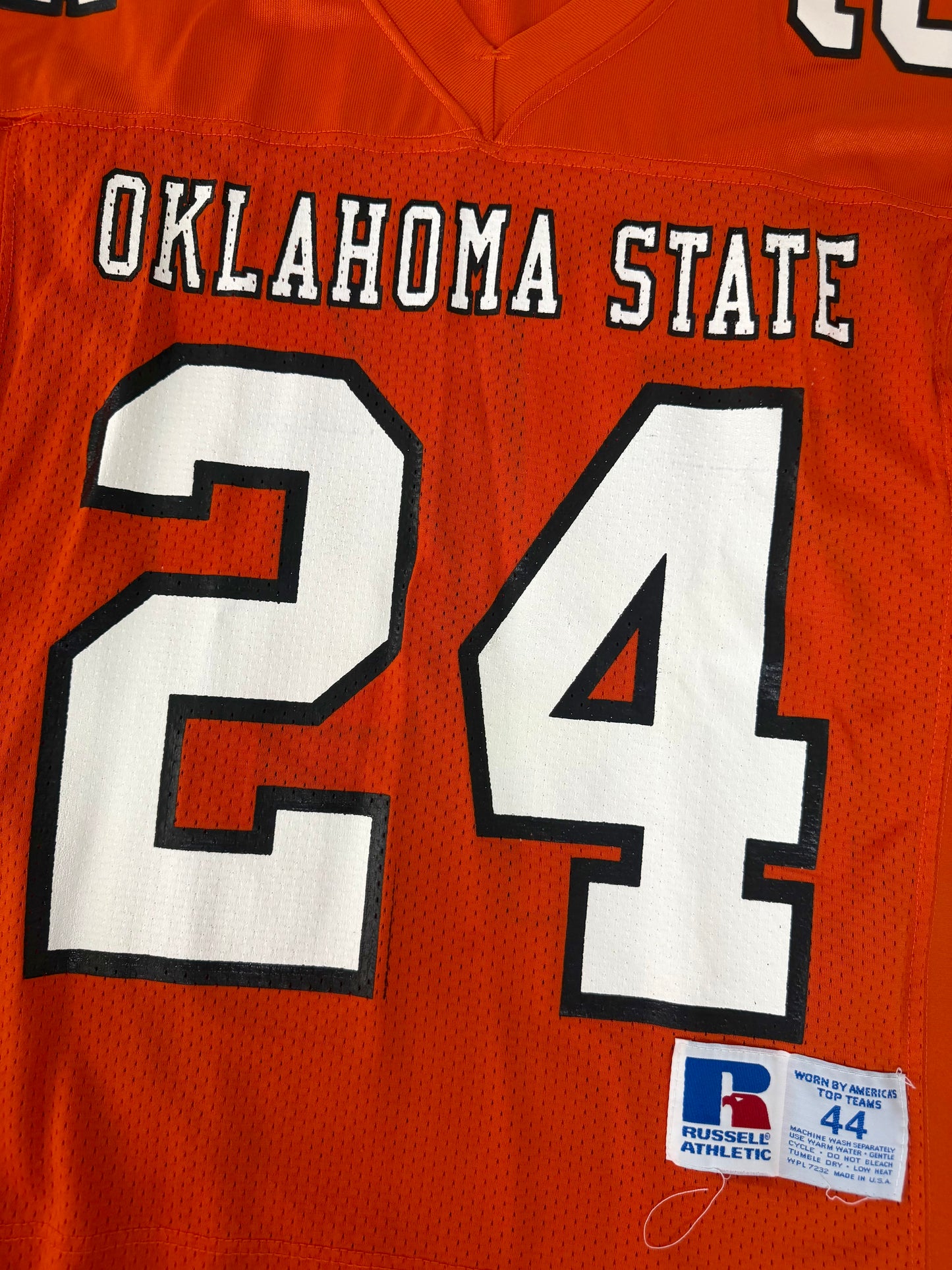 Oklahoma State Cowboys 1988 Team Issued College Football Jersey (44/Large)