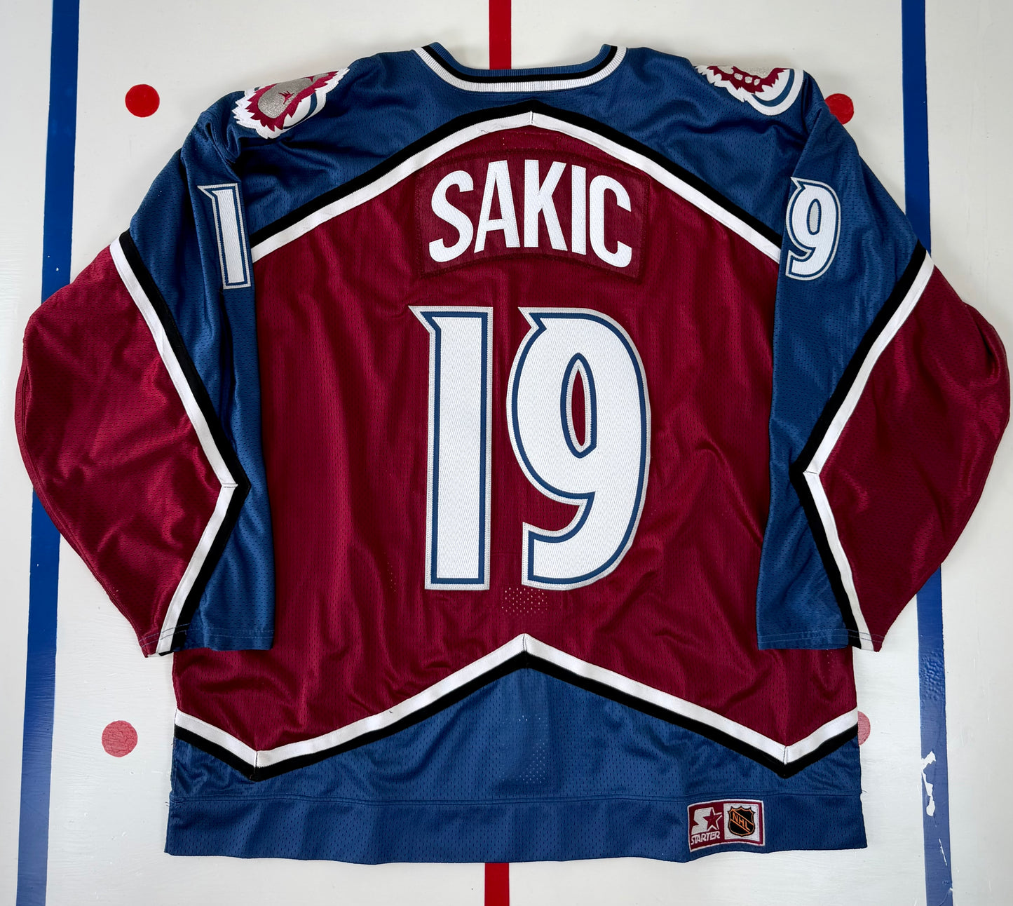Colorado Avalanche Joe Sakic 1995-1996 Team Issued NHL Hockey Jersey (56/XXL)