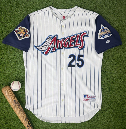 Anaheim Angels Troy Glaus 2001 MLB Baseball Jersey (44/Large)