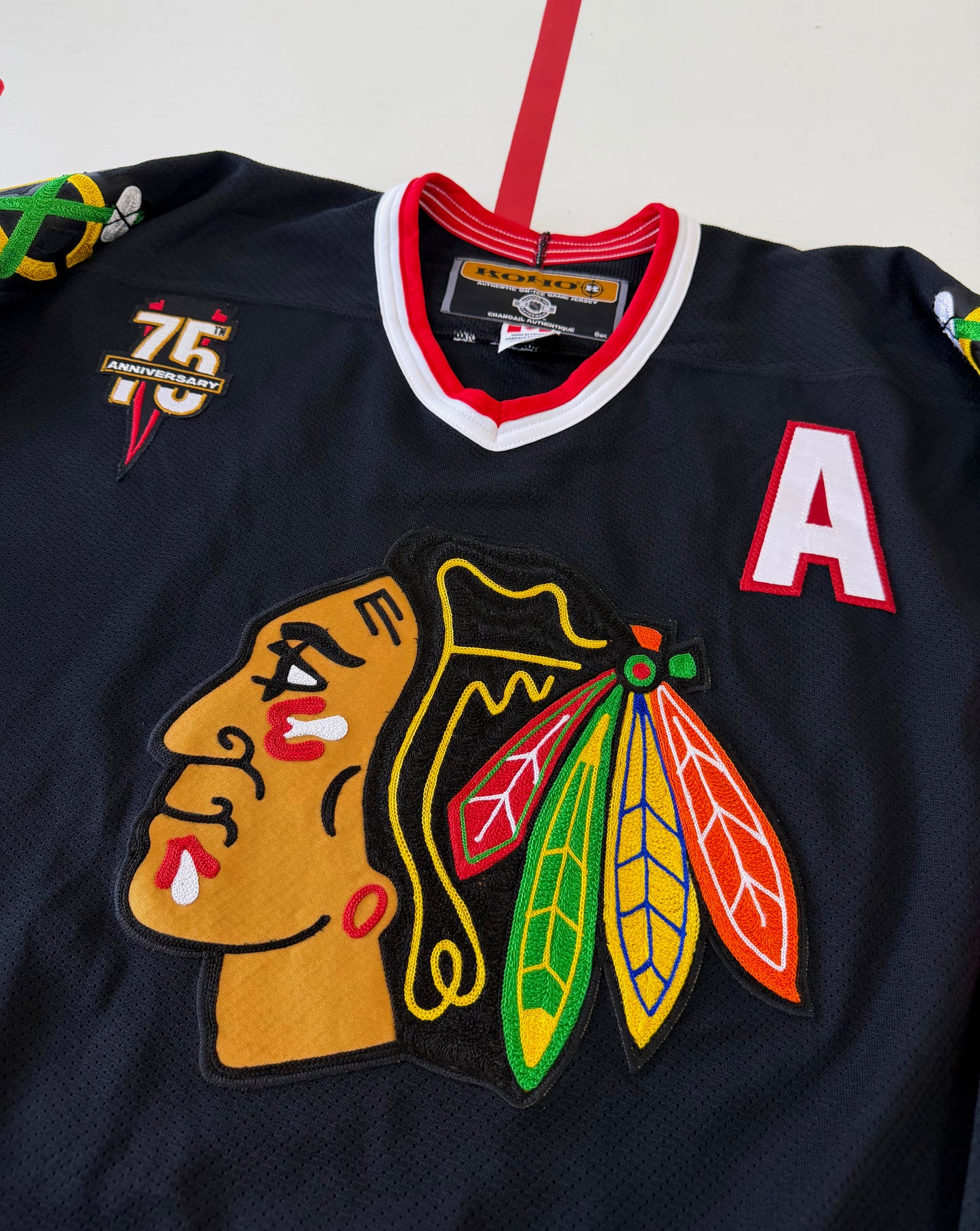 Chicago Blackhawks Boris Mironov 2000-2001 Autographed NHL Hockey Jersey (52/XL)