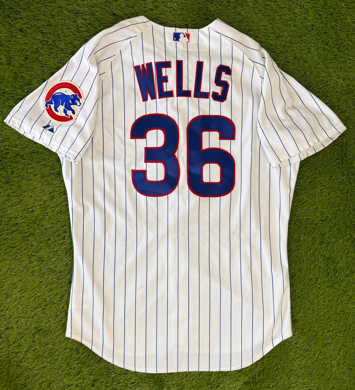 Chicago Cubs Randy Wells 2012 Game Issued Jersey (50/XL)