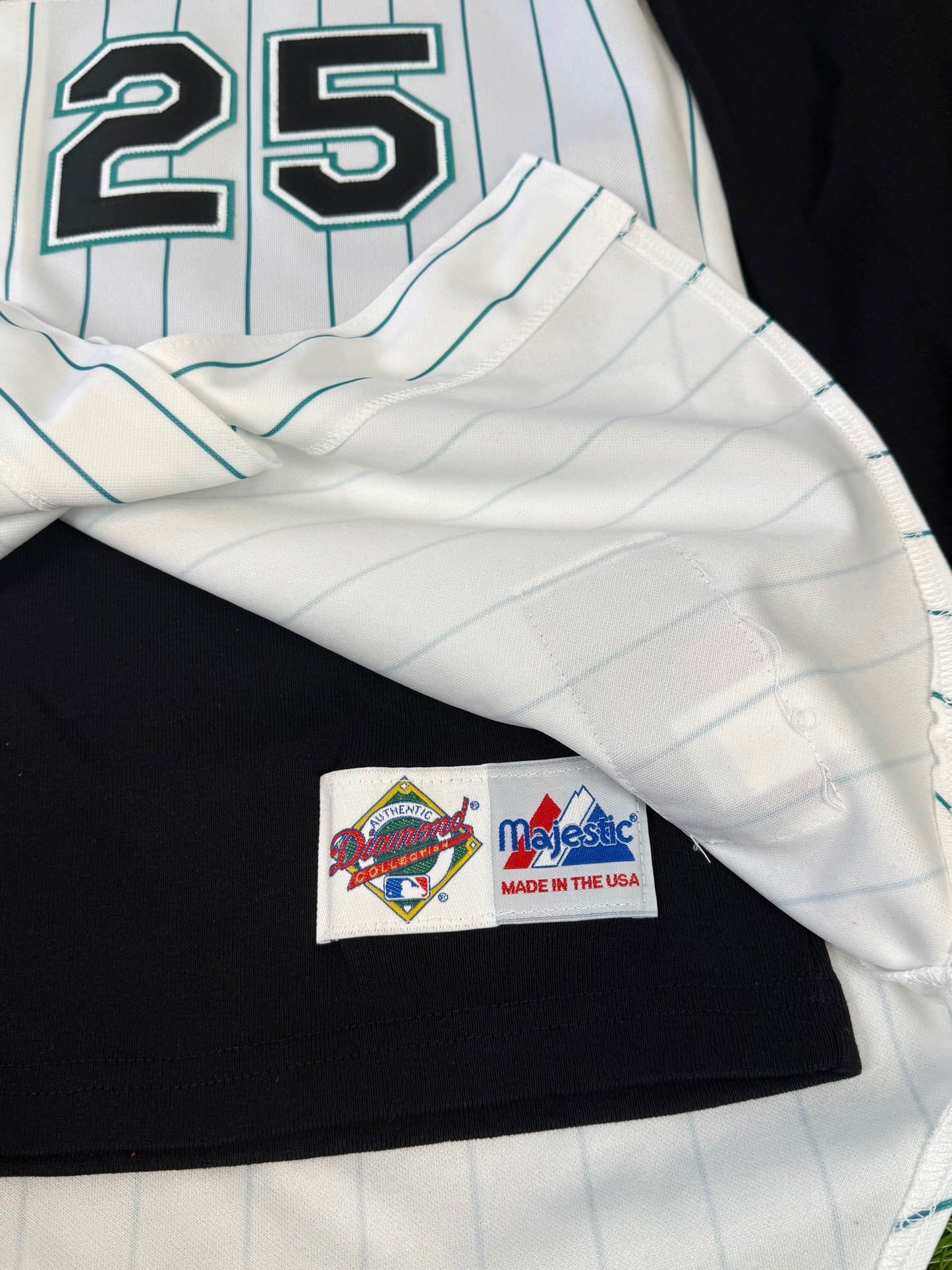 Florida Marlins 1998-1999 Derrick Lee MLB Baseball Jersey (46/Large)