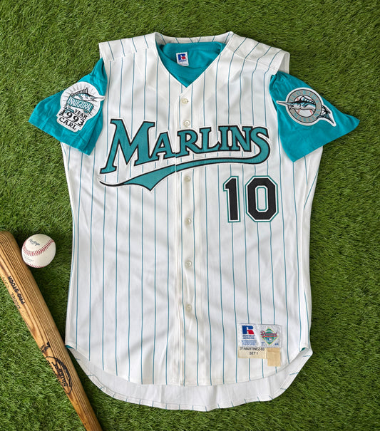 Florida Marlins Gary Sheffield 1993 MLB Baseball Vest Jersey and Undershirt (44/Large)