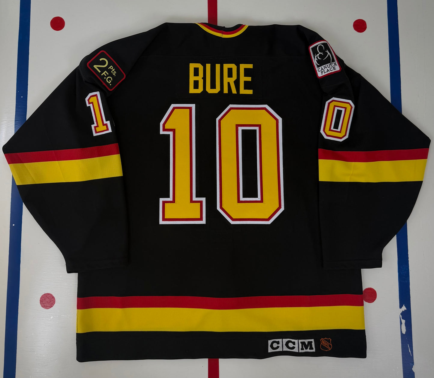 Vancouver Canucks Pavel Bure 1994 Stanley Cup Finals NHL Hockey Jersey (52/XL)