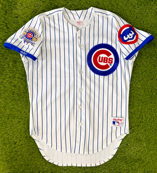 Chicago Cubs Mark Grace 1990 MLB Baseball Jersey (44/Large)