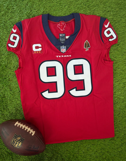 Houston Texans J.J. Watt 2020 Team Issued NFL Football Jersey (48/XL)