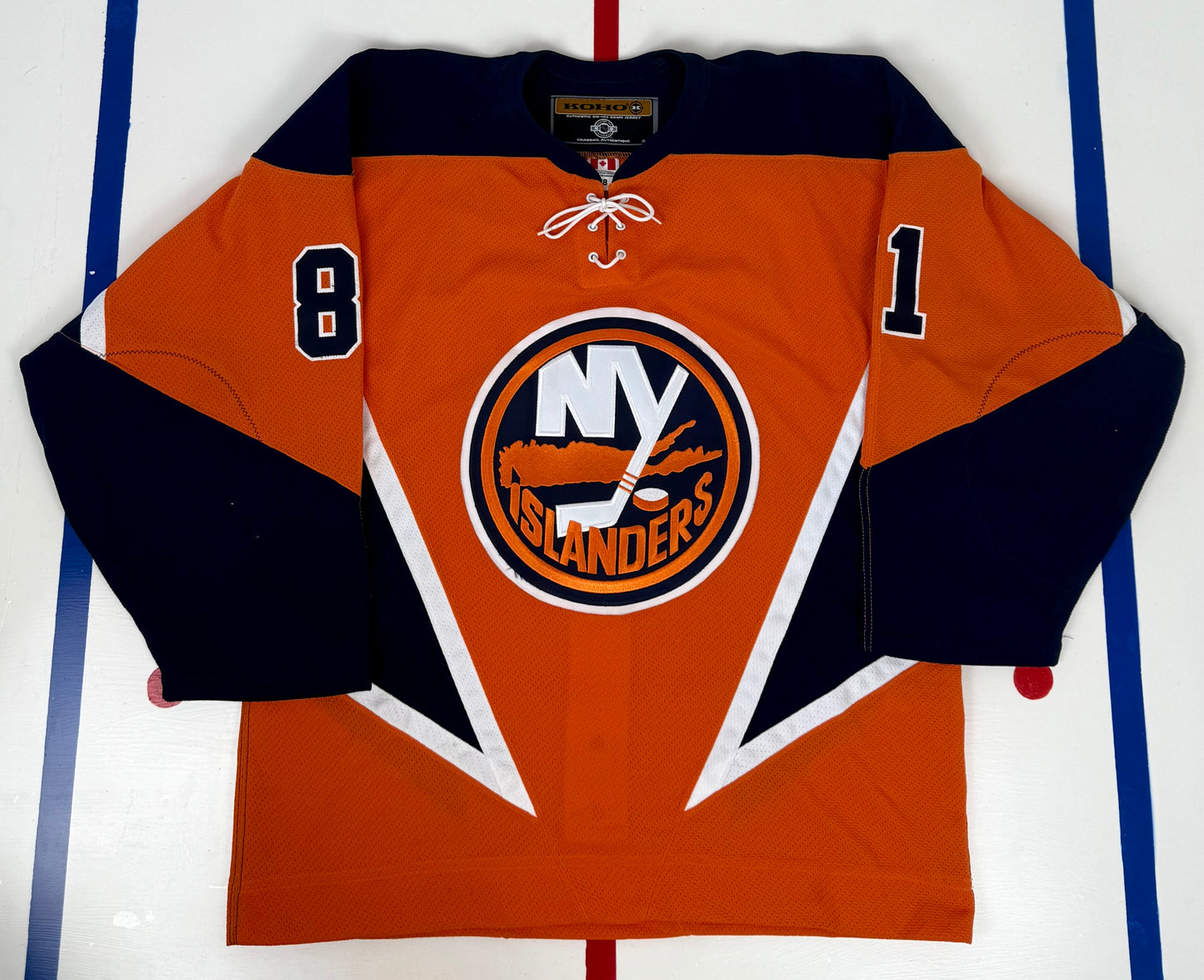 New York Islanders Miroslav Satan Alternate NHL Hockey Jersey (48/Large)