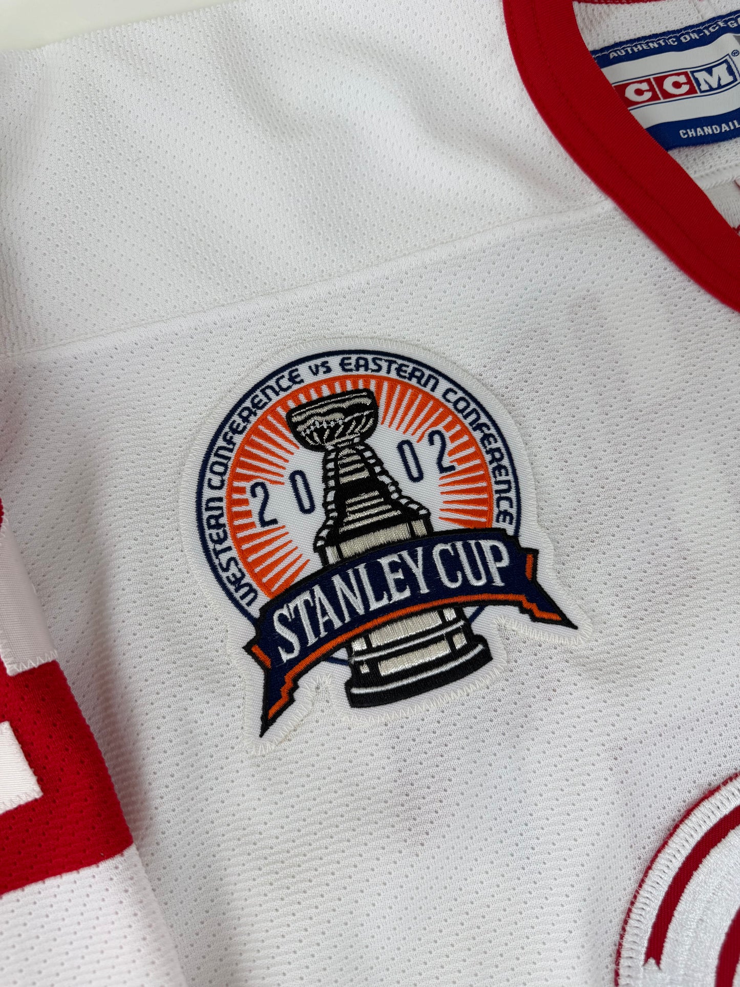 Detroit Red Wings Brendan Shanahan 2002 Stanley Cup Finals NHL Hockey Jersey (52/XL)