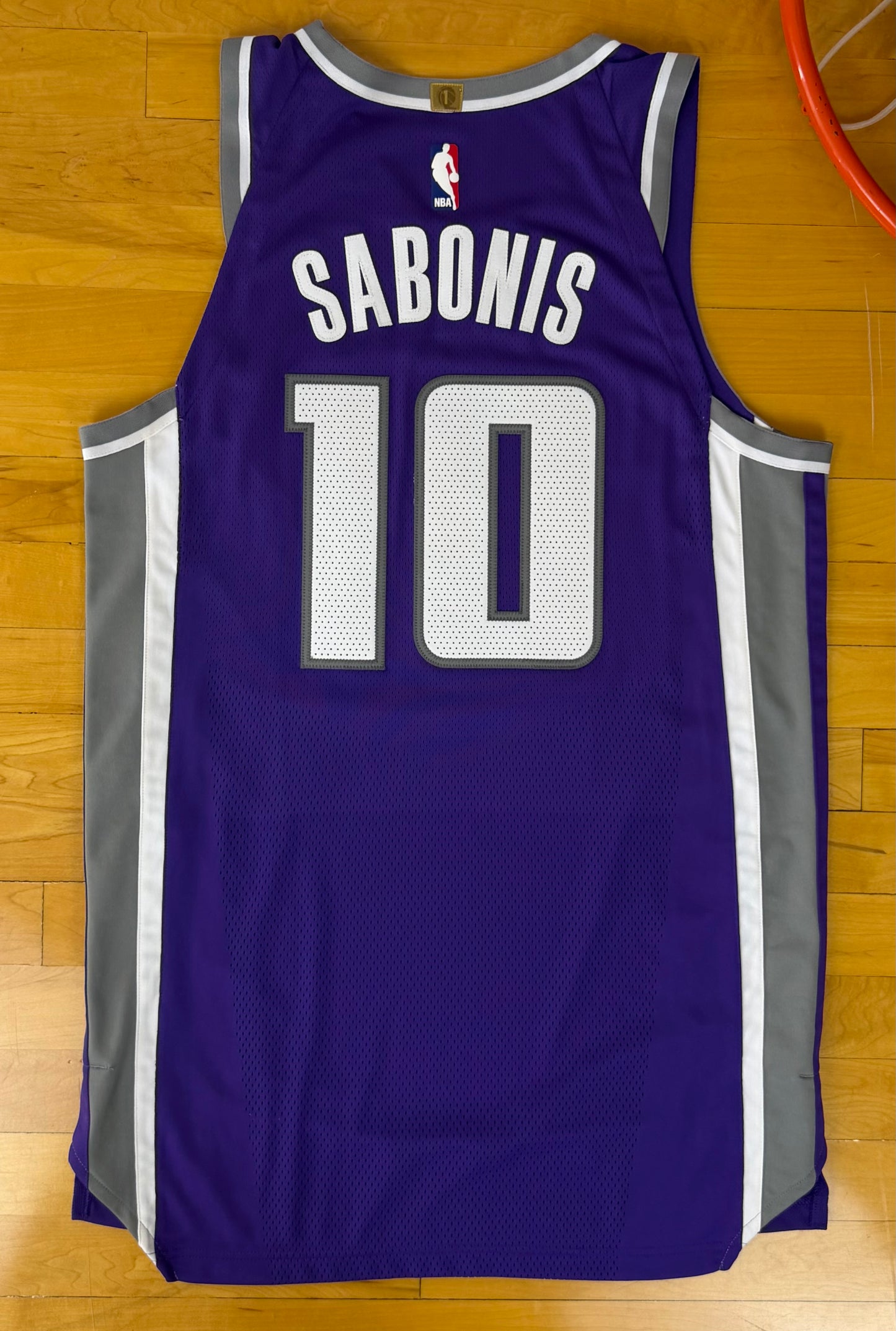 Sacramento Kings Domantas Sabonis 2022-2023 NBA Basketball Jersey (46/Large)
